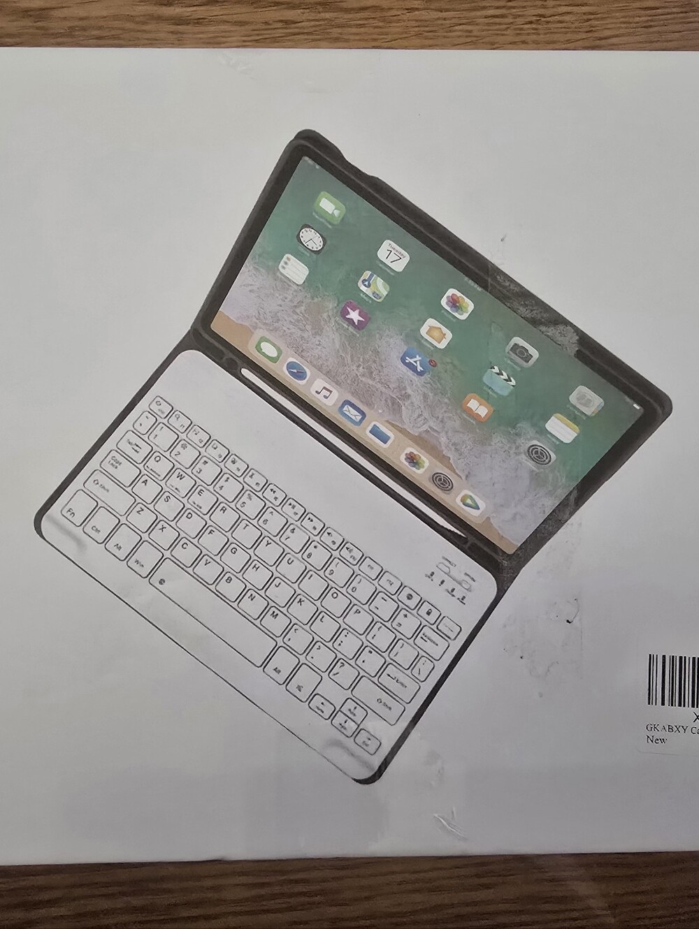 Wireless Keyboard Case for iPad 9th/8th/7th Gen 10.2" - White Creme (Open Box)